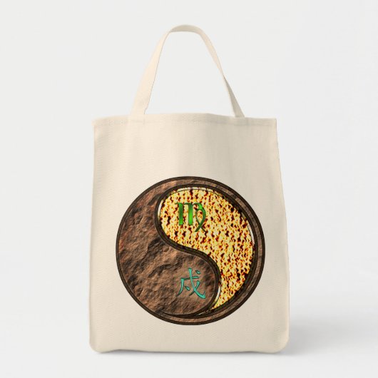 Maagd en vuurhond tote bag (Voorkant)