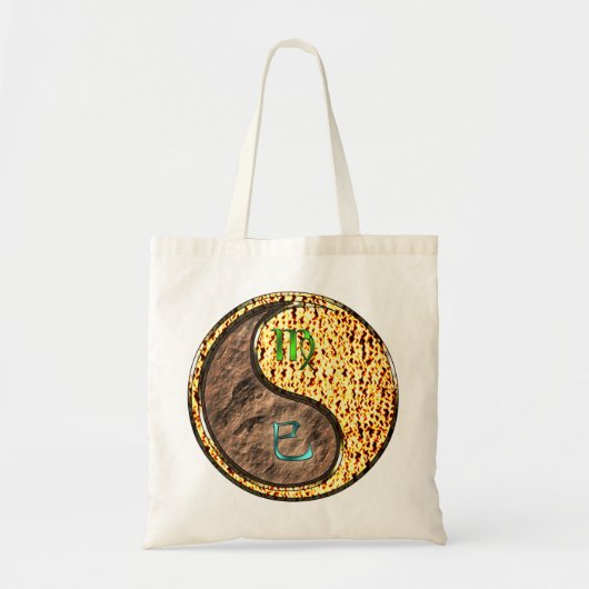 Maagd en vuurslang tote bag (Voorkant)