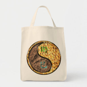 Maagd en vuurslang tote bag