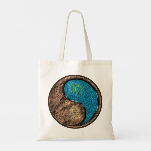 Maagd en Waterdraak Tote Bag (Achterkant)