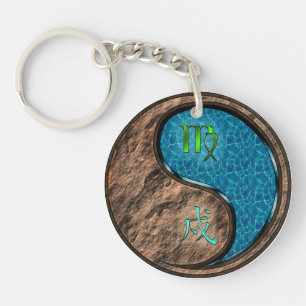 Maagd en Waterhond Sleutelhanger