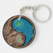 Maagd en Waterhond Sleutelhanger (Achterkant)
