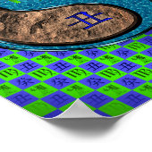 Maagd en wateros poster (Hoek)