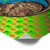 Maagd en Waterpaard Poster (Hoek)