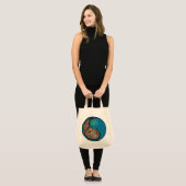Maagd en waterslang tote bag (Voorkant (model))