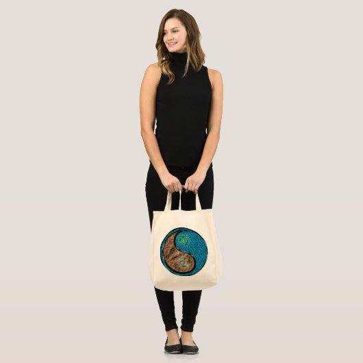 Maagd en waterslang tote bag (Voorkant (model))