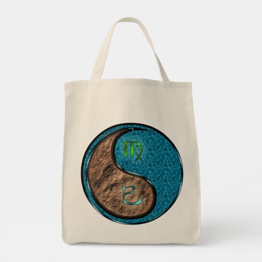 Maagd en waterslang tote bag (Achterkant)