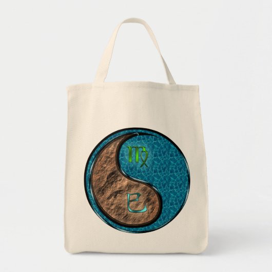 Maagd en waterslang tote bag (Voorkant)