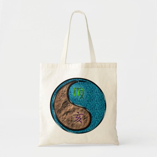 Maagd en waterzwijn tote bag (Voorkant)