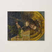 Maagd Enthroned, het gehentaltarstuk Legpuzzel (Horizontaal)
