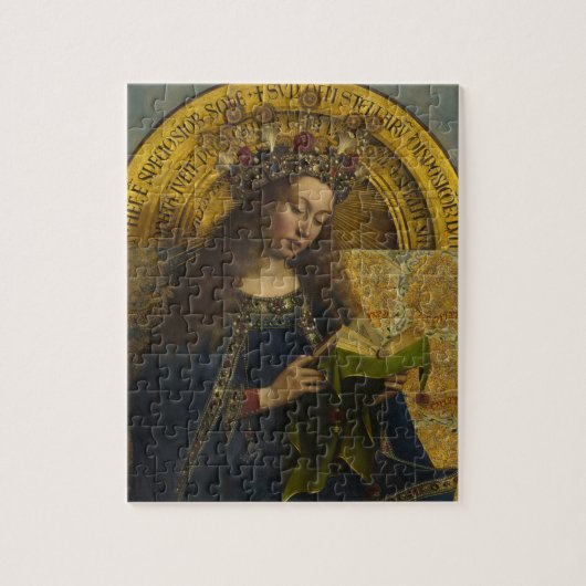 Maagd Enthroned, het gehentaltarstuk Legpuzzel (Verticaal)