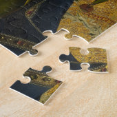 Maagd Enthroned, het gehentaltarstuk Legpuzzel (Zijkant)