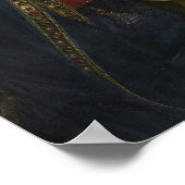 Maagd Enthroned, het gehentaltarstuk Poster (Hoek)