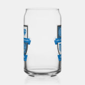 Maagd Geboortedatum Crest™ voor 1-22 september Blikvorm Glas (Links)