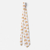 Maagd Gouden Sterrenbeeld Astrologie Stropdas (Achterkant)