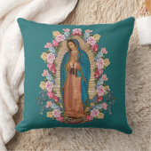 Maagd Guadalupe katholieke Rozen Kussen (Deken)