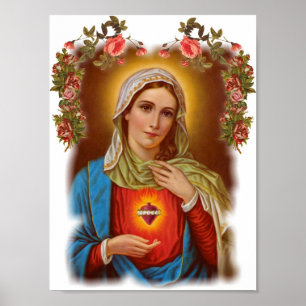Maagd heilige moeder Mary, heilige mier,  Poster