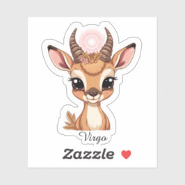 Maagd Hemelse Dierenriem Sticker - Esthetische Dec