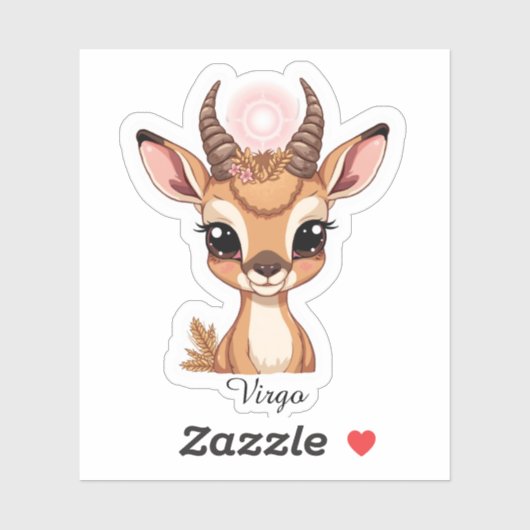 Maagd Hemelse Dierenriem Sticker - Esthetische Dec (Vel)