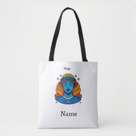 Maagd Hemelse Godin - Esthetische Dierenriem Kunst Tote Bag