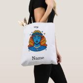 Maagd Hemelse Godin - Esthetische Dierenriem Kunst Tote Bag (Dichtbij)