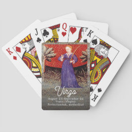  Maagd het sterrenbeeld Maagd Pokerkaarten