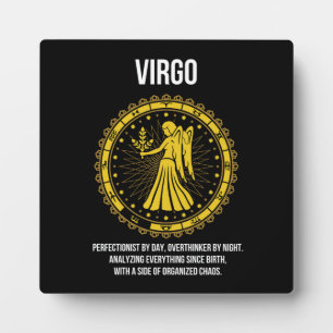 Maagd - Horoscoop, Grappige Zodiac Teken Humor Fotoplaat