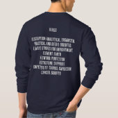 Maagd, horoscoop,  t-shirt (Achterkant)