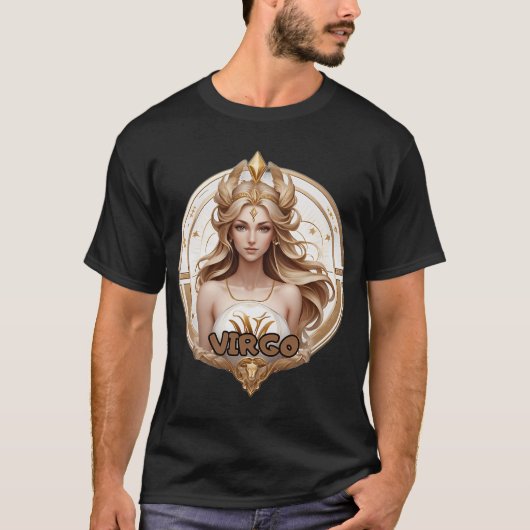 Maagd Horoscoop T-shirt (Voorkant)