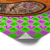 Maagd & Hout Haan Poster (Hoek)