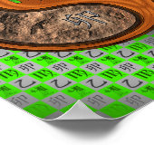 Maagd & Hout Konijn Poster (Hoek)