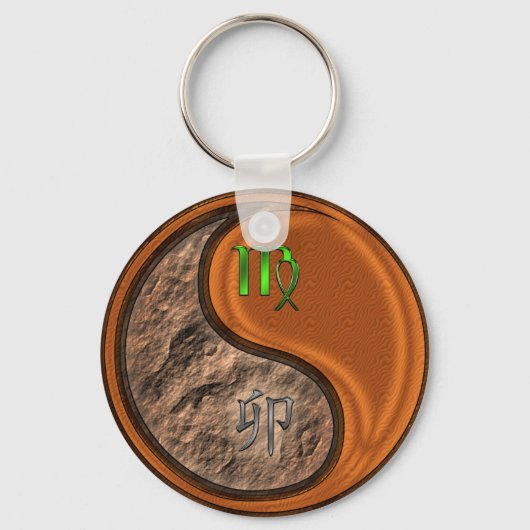 Maagd & Hout Konijn Sleutelhanger (Voorkant)