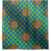 Maagd & Hout Os Douchegordijn (Voorkant)