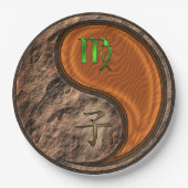 Maagd & Hout Rat Papieren Bordje (Voorkant)