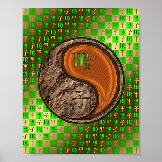 Maagd & Hout Rat Poster (Voorkant)