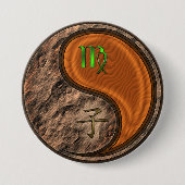Maagd & Hout Rat Ronde Button 7,6 Cm (Voorkant)