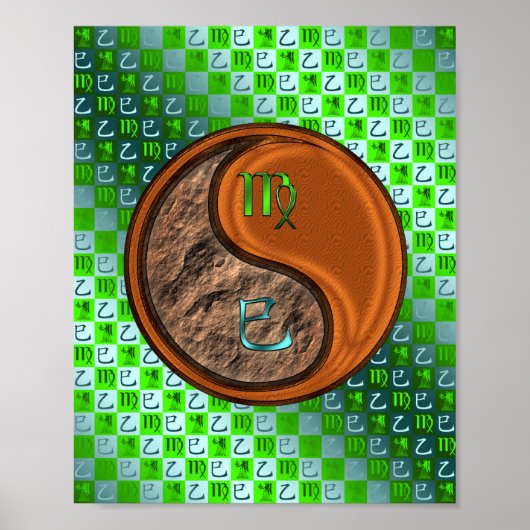 Maagd & Hout Slang Poster (Voorkant)