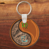 Maagd & Hout Slang Sleutelhanger (Achterkant)