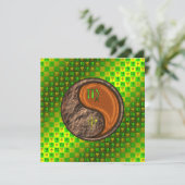 Maagd & Houten Aap Kaart (Staand voorkant)