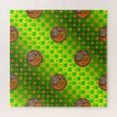 Maagd & Houten Aap Legpuzzel (Horizontaal)