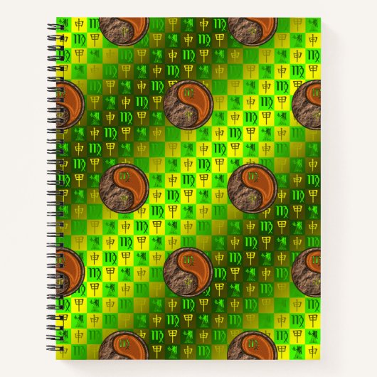 Maagd & Houten Aap Notitieboek (Voorkant)