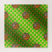 Maagd & Houten Draak Legpuzzel (Horizontaal)