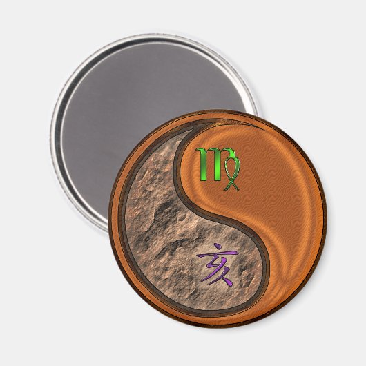 Maagd & Houten Ever Magneet (Voorkant / Achterkant)