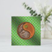 Maagd & Houten Konijn Kaart (Staand voorkant)