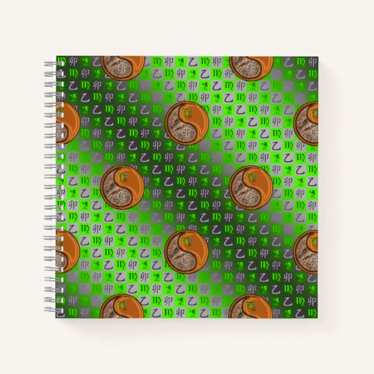 Maagd & Houten Konijn Notitieboek (Voorkant)
