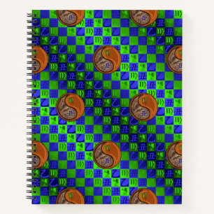 Maagd & Houten Os Spiraal Notebook Notitieboek