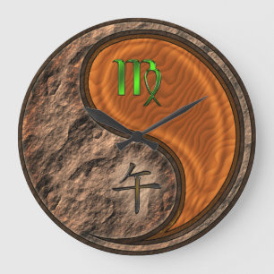 Maagd & Houten Paard Grote Klok