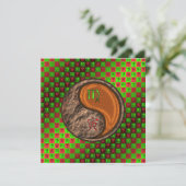 Maagd & Houten Tijger Kaart (Staand voorkant)