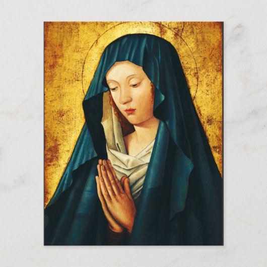 Maagd in gebed van Riga Flyer (Voorkant)