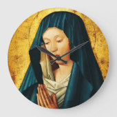 Maagd in gebed van Riga Grote Klok (Voorkant)